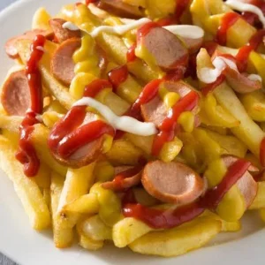 Salchipapa (Gratinada + Bebida)