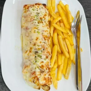 Dürum al Horno (Patatas + Bebida)
