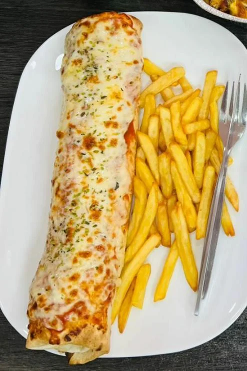 Dürum al Horno XXL (Patatas + Bebida)
